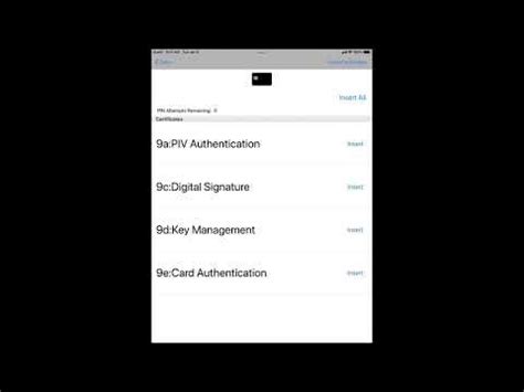 smart card login ipad|Using a PIV Smart Card with iPad Guest Account .